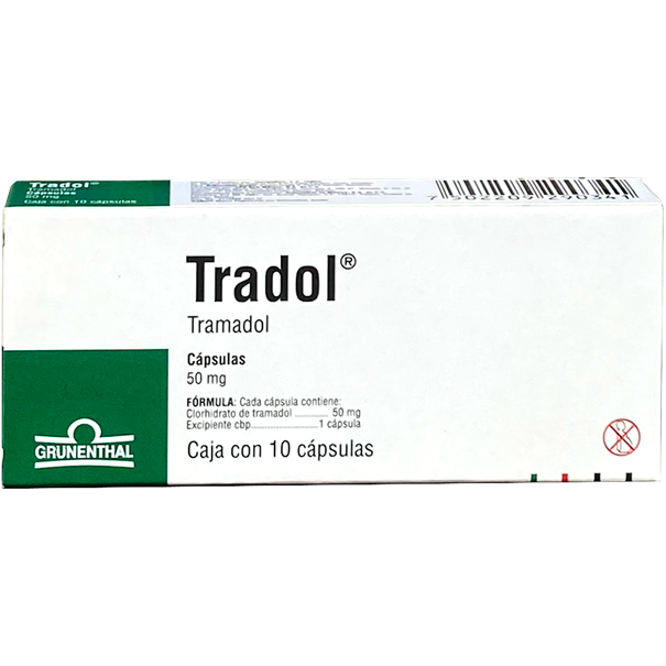 TRADOL 50 MG CAPS 10 3411420