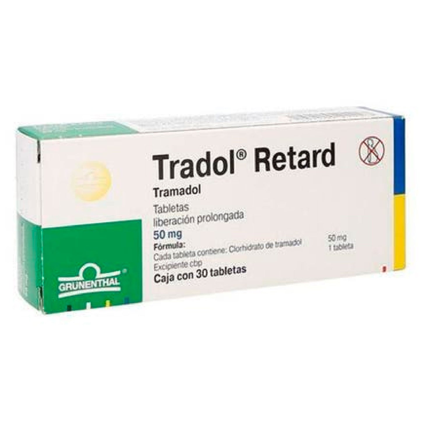 TRADOL RETARD 50 MG TAB 10