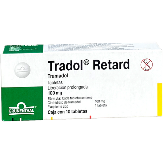 TRADOL RETARD 100 MG TAB 10