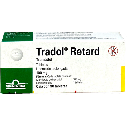 TRADOL RETARD 100 MG TAB 30