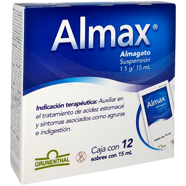 ALMAX SUSP 15 ML SB 12