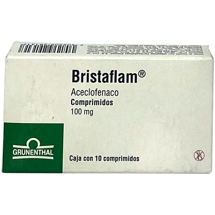 BRISTAFLAM 100 MG TAB 10