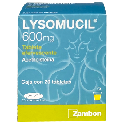 LYSOMUCIL 600MG TAB EFERV C20