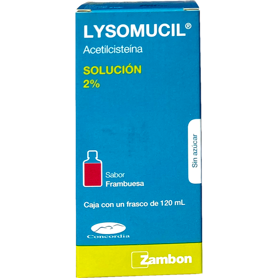 LYSOMUCIL 2 FRAMBUESA SOL 120ML