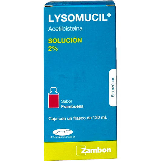 LYSOMUCIL 2 FRAMBUESA SOL 120ML