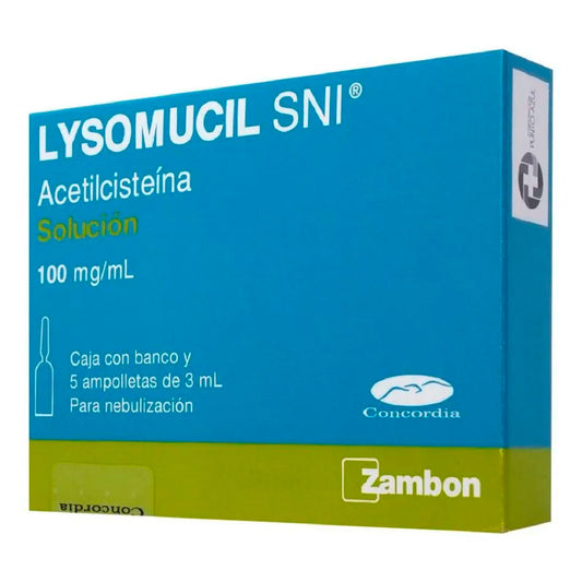 LYSOMUCIL 100MG AMP 3ML C5