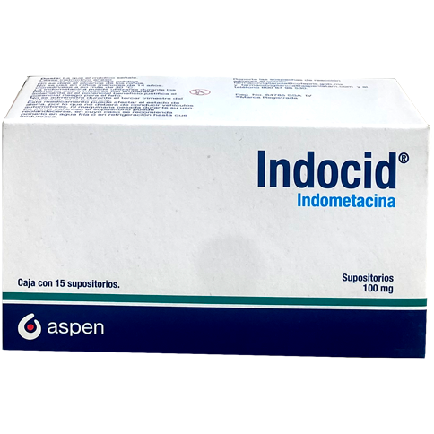 INDOCID 100 MG SUPS 15