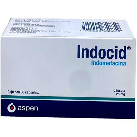 INDOCID 25 MG CAPS 60