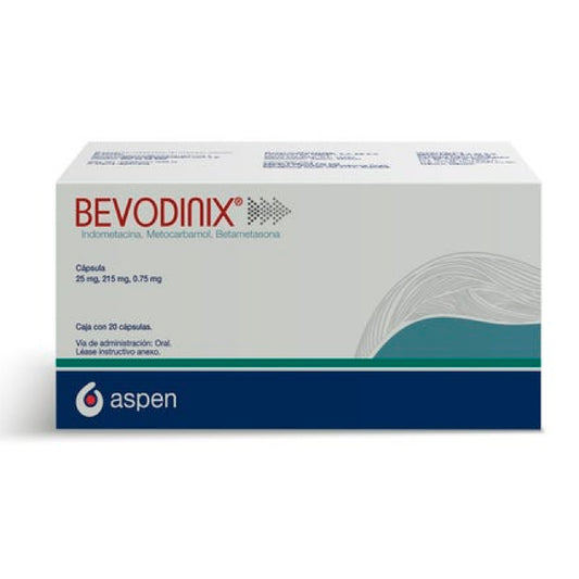 BEVODINIX 25MG 215MG CAP