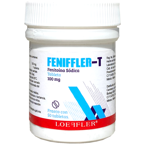 FENITOINA FENIFFLER T 100 MG C  50 TAB