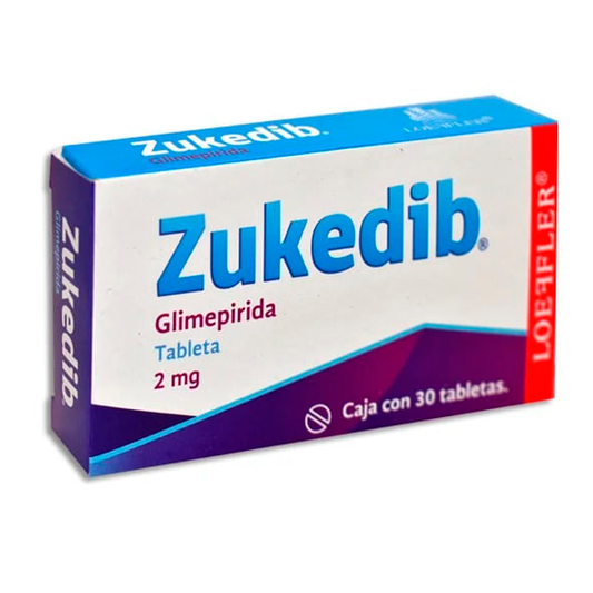 ZUKEDIB 2MG C 30 TAB Glimepirida