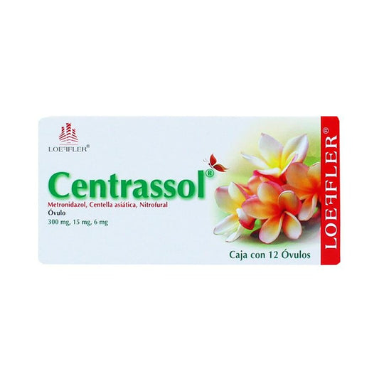 Metronidazol CENT ASIAT Nitrofural C 12 OV 300 15 6 MG LOEFFLER - 7502211788843