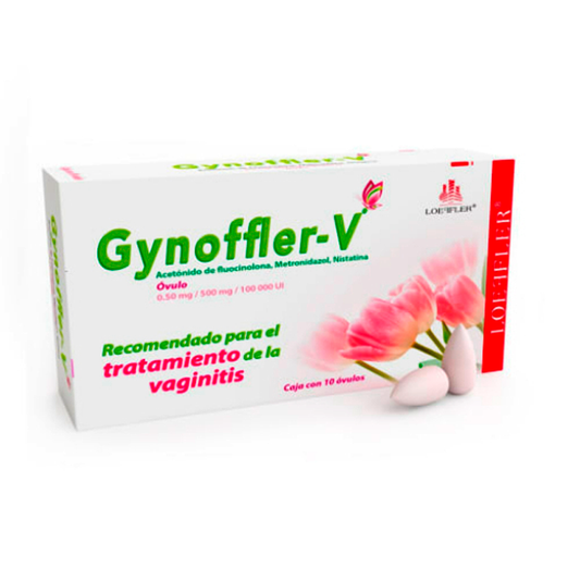 GYNOFFLER V 10 OV Fluocin MetrOnid Nistatina LOEFFLER