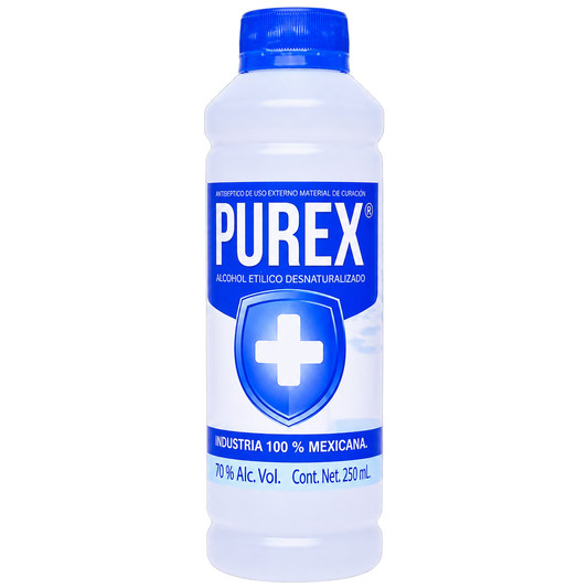 ALCOHOL 250 ML AZUL PUREX