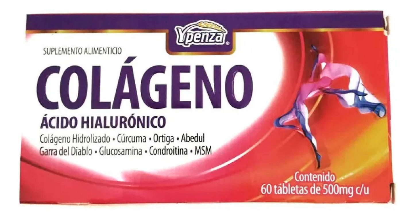 COLAGENO HIALURONICO YPZ 60TAB 500MG