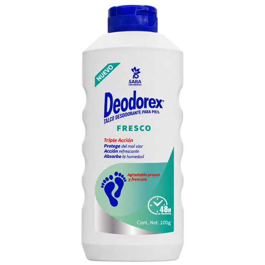 TCO DEODOREX FRESCO P PIES 100 G — fondo transparente, formato 1:1