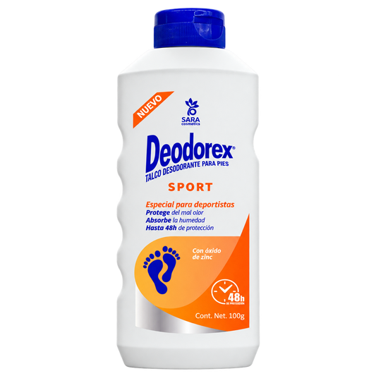 TCO DEODOREX SPORT P PIES 100 G — fondo transparente, formato 1:1
