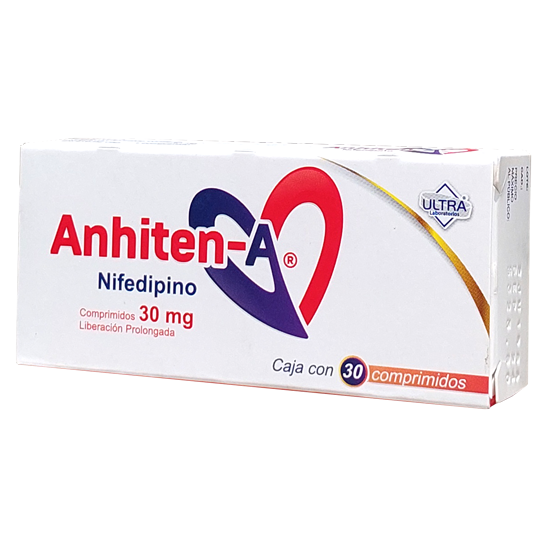 ANHITEN A 30MG C 30 COMPR ULTRA NIFEDIPINO