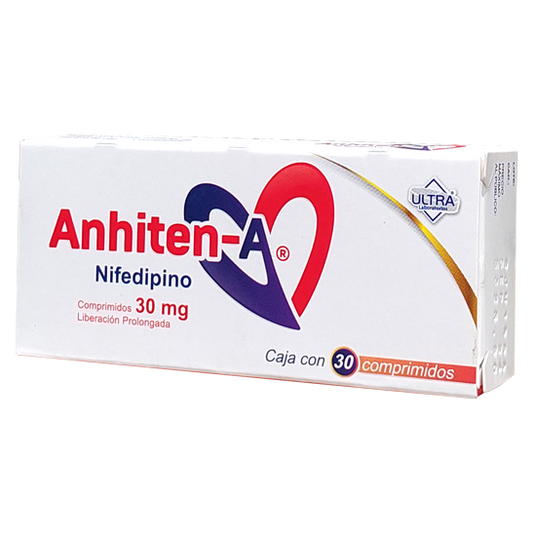 ANHITEN A 30MG C 30 COMPR ULTRA NIFEDIPINO