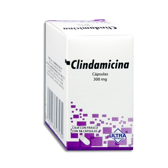 CLINDAMICINA 300MG CAPS 16 ULTRA