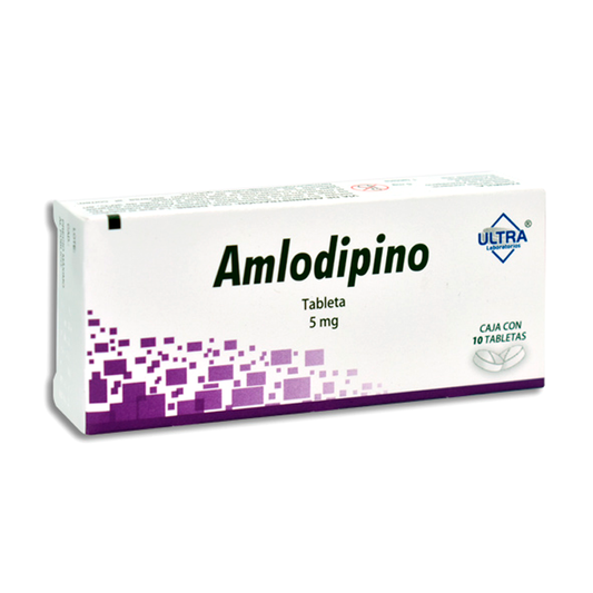 AMLODIPINO 5MG TAB 10 ULTRA