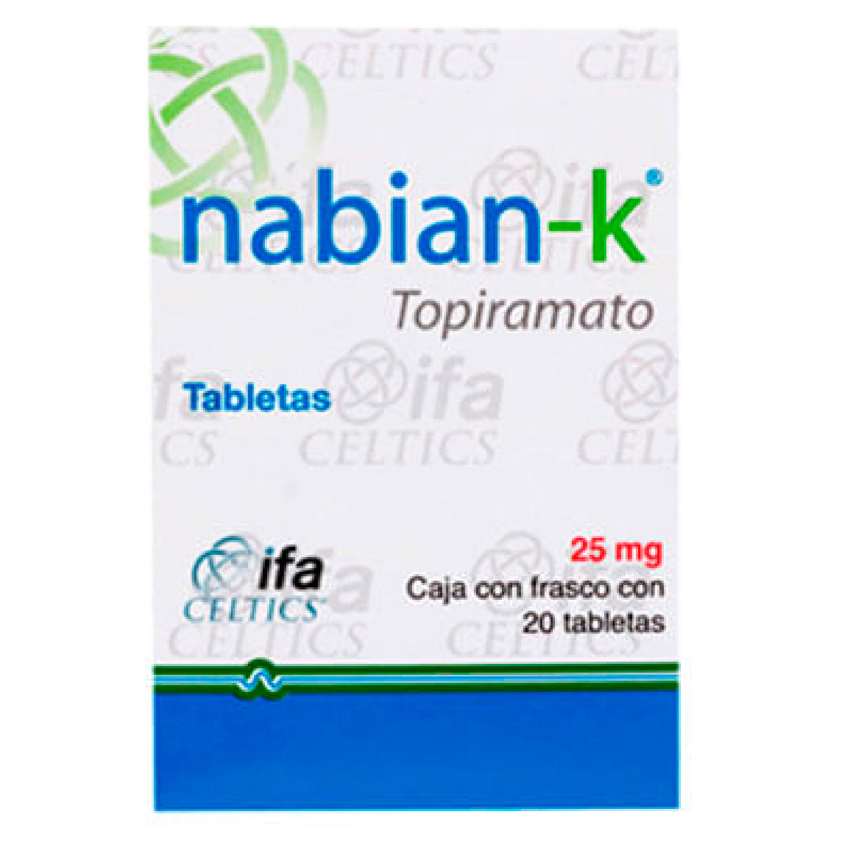 NABIAN K 25 MG TAB 20
