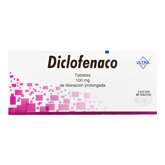 DICLOFENACO 100MG GRAG C20