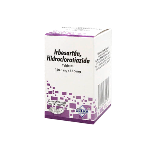 IRBESARTAN HIDROCLOROTIAZIDAC 14 TAB ULTRA