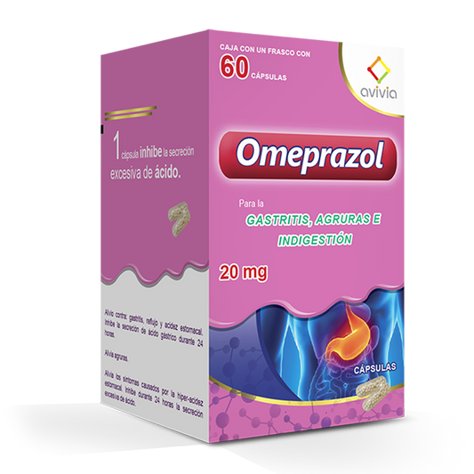 OMEPRAZOL 20MG FCO CAPS 60  AVIVIA