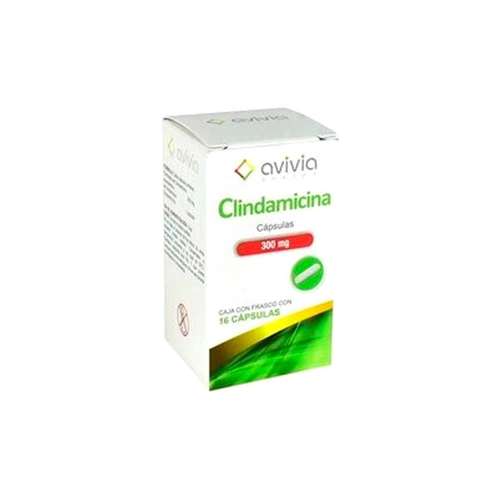 CLINDAMICINA 300MG CAPS 16 AVIVIA