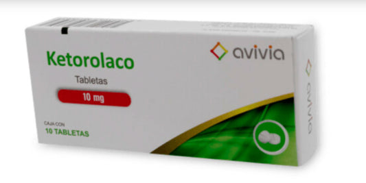 KETOROLACO 10 MG TAB 10 AVIVIA