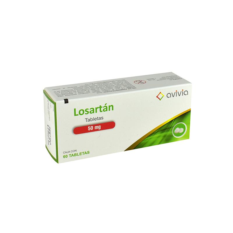 LOSARTAN 50MG TAB 60 AVIVIA - 7502216803954