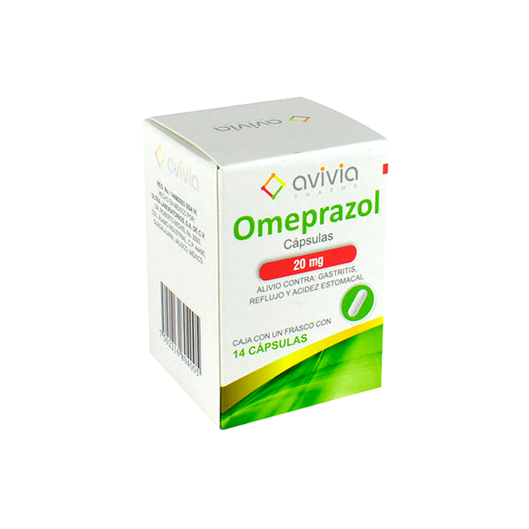 OMEPRAZOL 20MG FCO CAP 14 AVIVIA