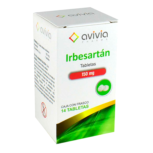 IRBESARTAN 150MG FCO CAPS14 AVIVIA