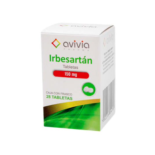 IRBESARTAN 150MG FCO C 28 TAB AVIVIA