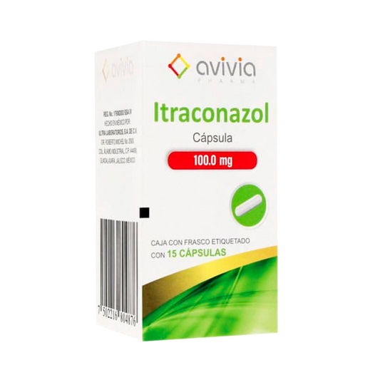 ITRACONAZOL 100MG 15 CAPS AVIVIA