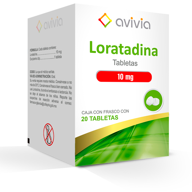 LORATADINA 10MG TAB C20 AVIVIA