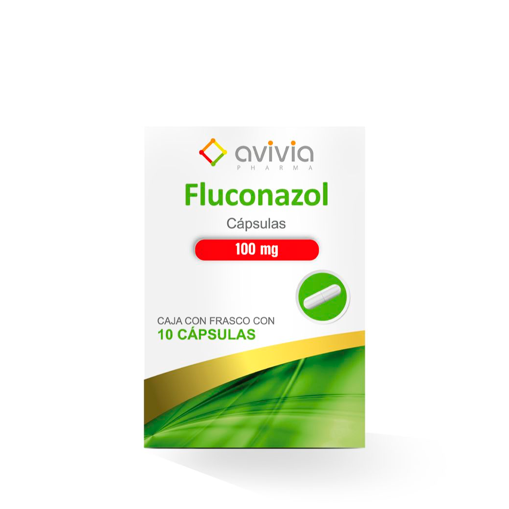 FLUCONAZOL 100MG CAP C10 AVIVIA
