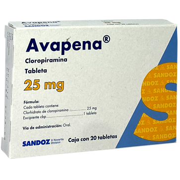 AVAPENA 25MG TAB C20