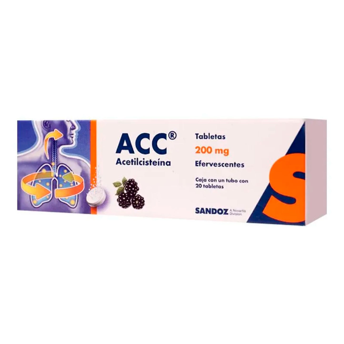 ACC 200 MG TAB EFERV 20