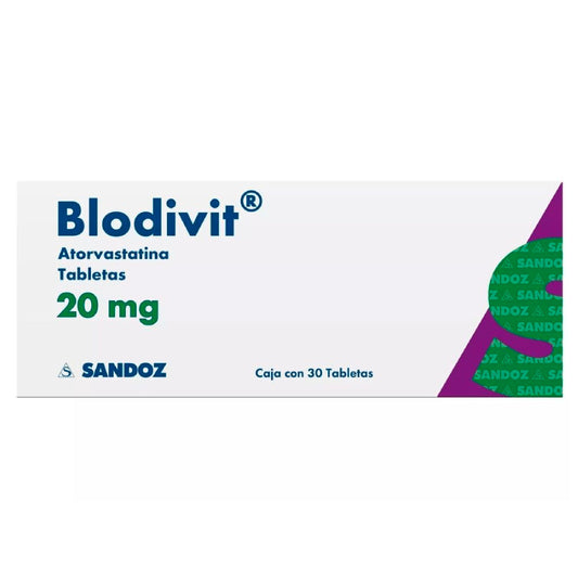BLODIVIT 20 MG TAB 30