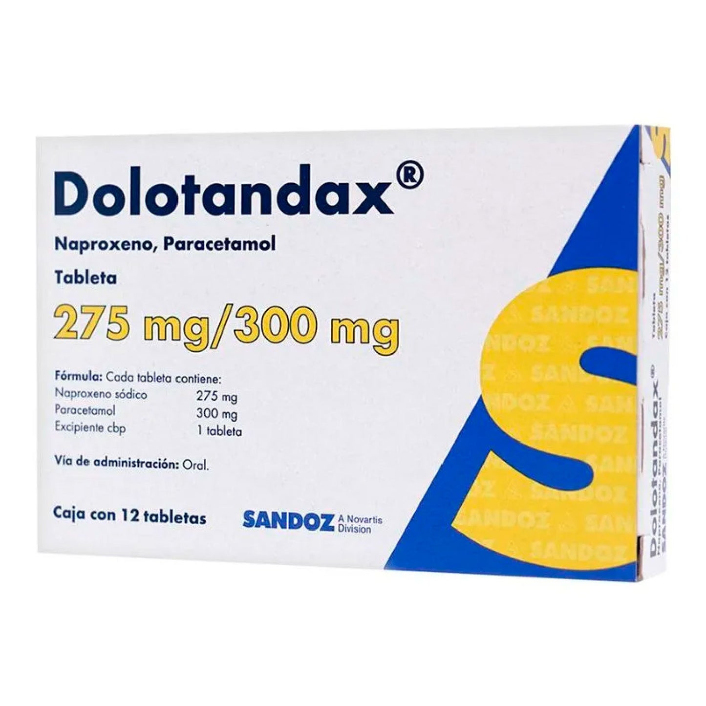 DOLO TANDAX 275 300 MG GRAG12