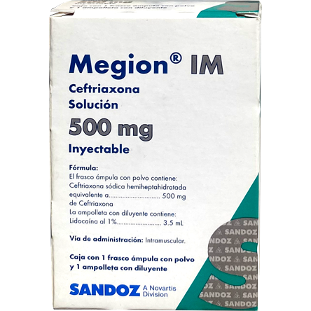 MEGION I M 500 MG FA 2ML