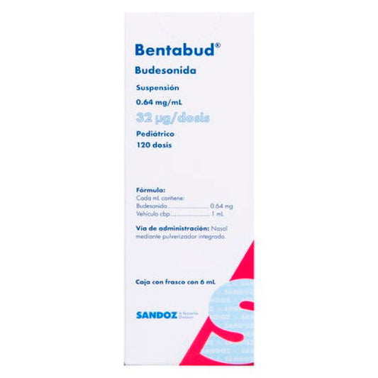 BENTABUD 0 64MG SUSP 6ML 120DOSIS