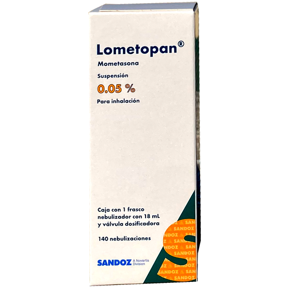 LOMETOPAN 50MCG SUSP18ML 140NEBUL