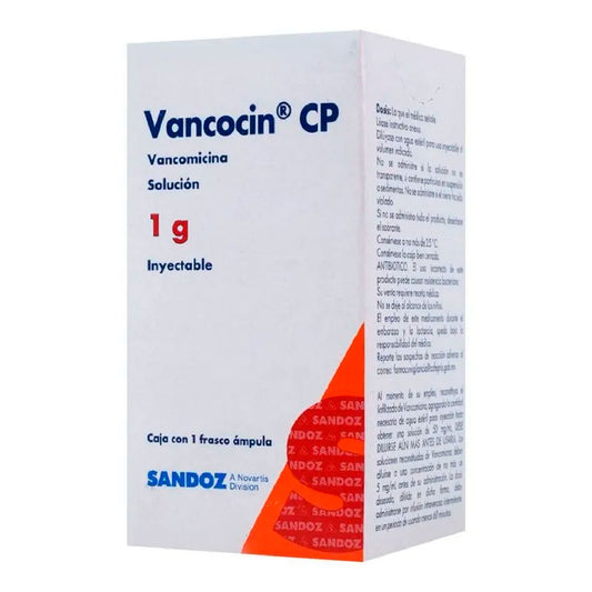 VANCOCIN CP 1 G SOL INY