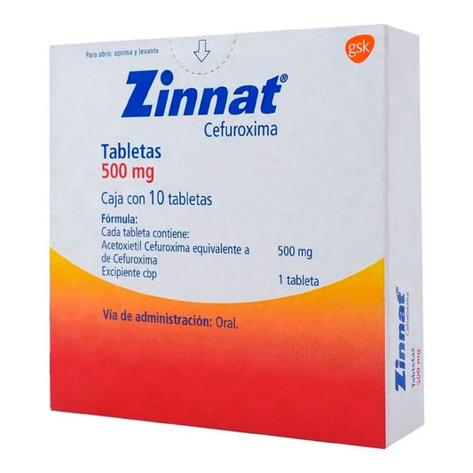 ZINNAT 500MG  TAB 10
