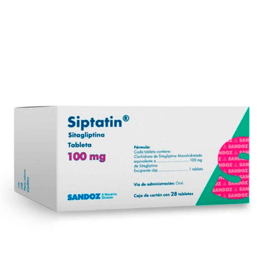 SIPTATIN 100MG TAB 28