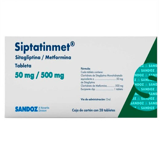 SIPTATINMET 28TABS 50MG 500MG