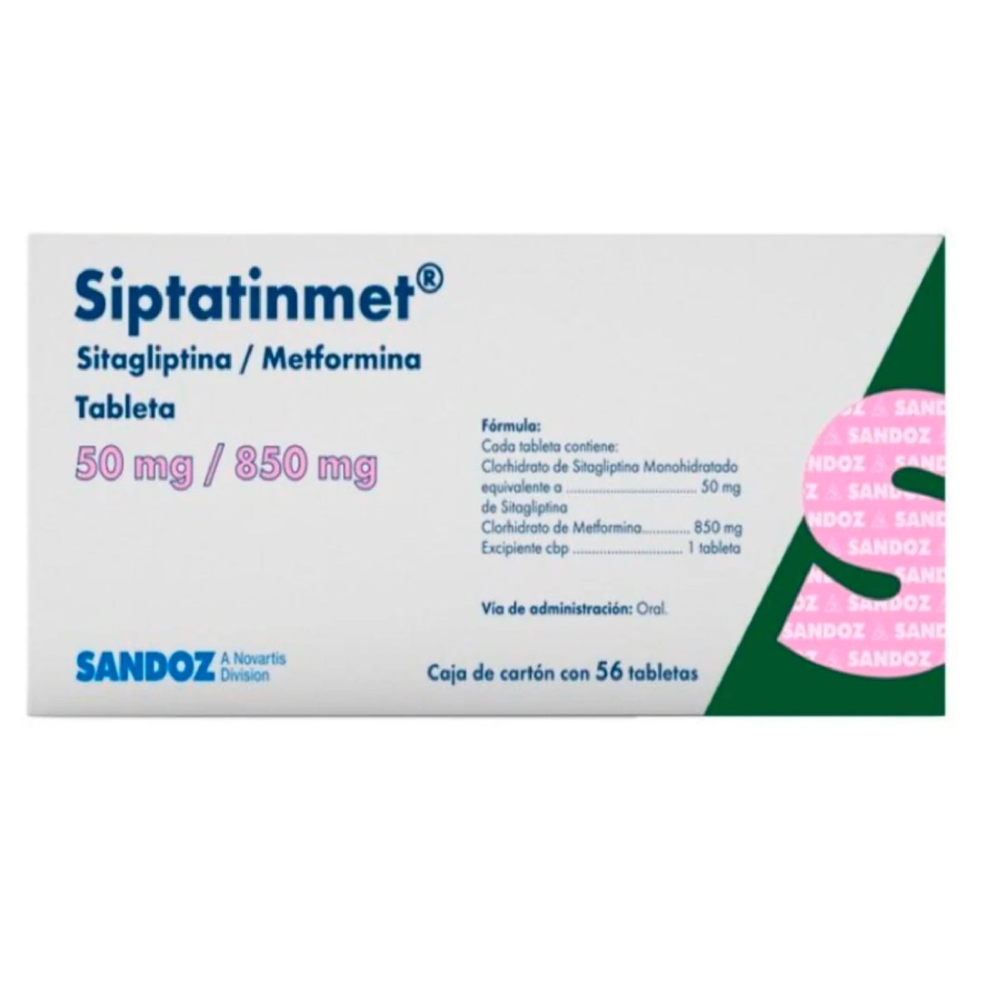 SIPTATINMET 56TABS 50MG 850MG
